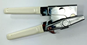 Vintage Swing A Way White Handle Can Opener - Picture 1 of 4