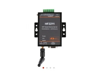 HF2211 WiFi Serial Device Server RS232 / 485 / 422+ Adaptor Serial Cable Antenna - Picture 1 of 10
