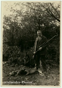 Roe hunting sniper, Original Photo from ca. 1930 - Picture 1 of 1