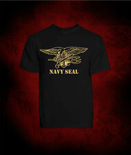 T-Shirt Tee Shirt Col Rond Demi Manches Avec Impression Navy Seal Homme Femme