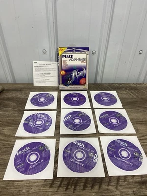 Encore Math Advantage CDs 2004 9 of 10 Trig Statistics Pre-Calculus Algebra - Image 1 of 4