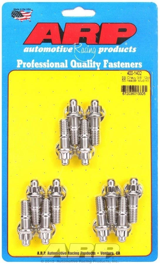 ARP Header Stud Kit 12point Head 12pc Stainless Steel