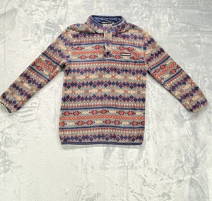 Southern Marsh Youth Sz M 1/4 Zip Pullover Harbuck Fleece Aztec 100% Polyester - Picture 1 of 9