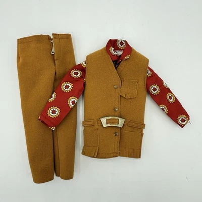 Vintage Mattel 1971 Suede Scene Ken Barbie Doll Outfit #1439 - Image 1 of 4