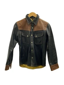 The Flat Head Inner Lower Part Stain/Lederjacke Blouson/36/Leder/Schwarz// - Bild 1 von 4