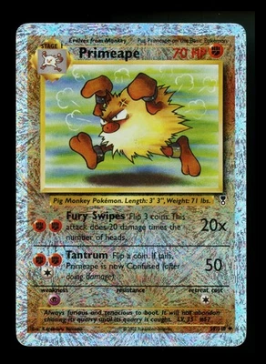 #2 Primeape 59/110 Legendary Collection 2002 Reverse Holo Pokémon Card TCG - Image 1 of 4