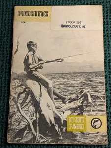 Fischereiverdienstabzeichen Broschüre, Vollfoto/grüner Streifen, Druck 1975 - Bild 1 von 2