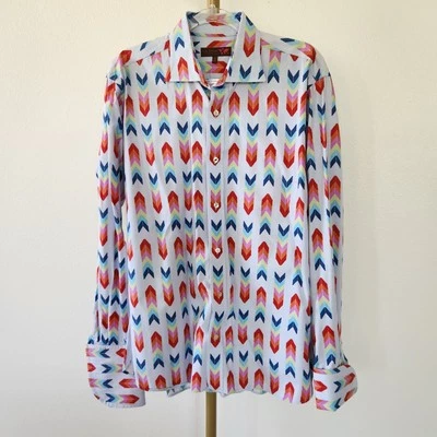 Ted Baker London Mens Long Sleeve Button Front Shirt Size 16.5/42 Light Blue - Image 1 of 4