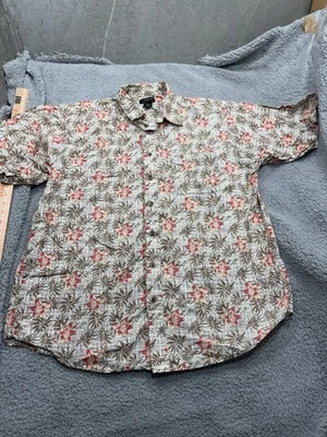 Camisa hawaiana clásica Cambridge para hombre grande con botones manga corta Foto 1 de 4