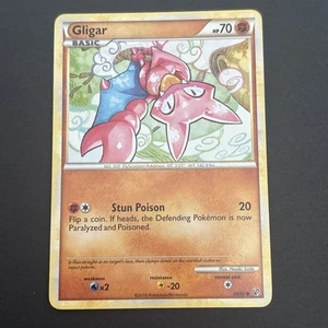 Gligar 49/90 Regular HG & SS Undaunted Common Pokémon NM 2010 - Picture 1 of 2