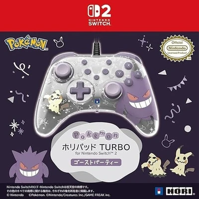 PRE-ORDER HORI Pad TURBO Nintendo Switch2 Ghost Party Gengar Mimikyu New - Image 1 of 4
