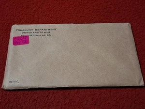 1961 US 5 Coin Silver Proof Set. In UNOPENED US Mint Envelope. #MF-2012 - Picture 1 of 2