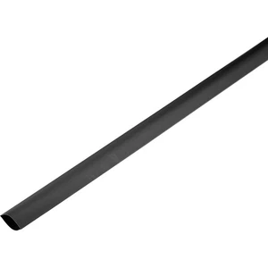TruComponents 30015 thermorétractable noir 150 mm 75 mm rétrécissement:2:1 /m - Photo 1/1