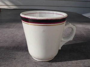 ANCIEN BRULOT/TASSE EN FAIENCE - DORURES - EPOQUE 1900 - Imagen 1 de 1