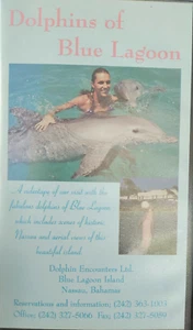 Dolphins of BLue Lagoon VHS video tape of someones visit with famous dolphins - Picture 1 of 3