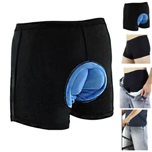 Men's Cycling Shorts Gel Pad MTB Bicycle Mountain Biking Biker Underwear Pants - Picture 1 of 23
