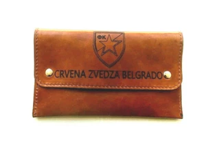 PORTATABACCO VERA PELLE ASTUCCIO BORSELLO PORTA TABACCO CARTINE - PERSONALIZZATO - Foto 1 di 11