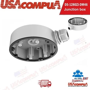 Hikvision DS-1280ZJ-DM46 caja de conexiones metal blanco aleación de aluminio soporte exterior - Imagen 1 de 3