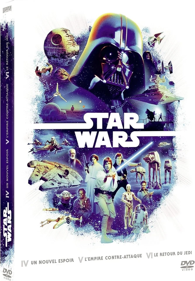 STAR WARS - EPISODES 4 A 6 - IV V VI / COFFRET 3 DVD / NEUF SOUS BLISTER / VF - Bild 1 von 1