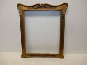ANTIQUE GILT ART NOUVEAU PICTURE FRAME - Picture 1 of 7