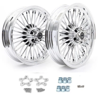 Llanta de radios gruesos 16x3,5 para Harley Touring Road King Electra Glide 1984-2008 Foto 1 de 4