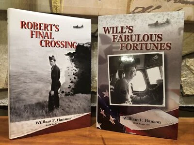 Will's Fabulous Fortunes Roberts Final Crossing  William F Hanson, HC Korean War - Image 1 of 4