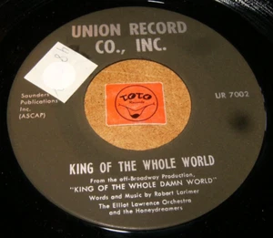 KING OF THE WHOLE WORLD - WHO'S PERFECT / LISTEN - VOCAL GROUP JAZZ POPCORN - Bild 1 von 2