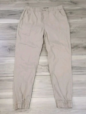 Roupa escolar elástica aprovada cáqui IZOD Joggers masculina M(32-34) nova - Imagem 1 de 4