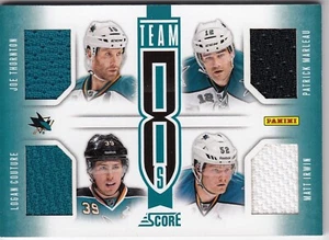 13-14 Score Team 8s THORNTON COUTURE MARLEAU SEDIN KESLER BURROWS IRWIN SHROEDER - Picture 1 of 2