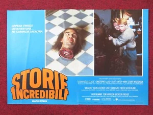 AMAZING STORIES - B ITALIAN FOTOBUSTA POSTER SPIELBERG CHRISTOPHER LLOYD 1987 - Picture 1 of 9