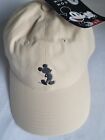 Disney Mickey Mouse Tan Hat with a Black Mickey Mouse Logo Brand New with Tags