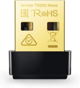 TP-LINK Archer T600U Nano WLAN Mini USB Adapter AC600 Ethernet Verbindung - Bild 1 von 5
