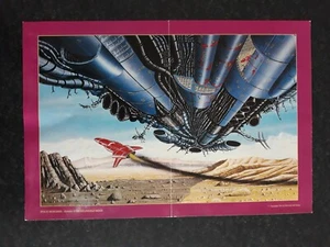 poster dim 45x30 cm -Grande Enciclopedia della Fantascienza, Ed. Del Drago, 1982 - Photo 1/2
