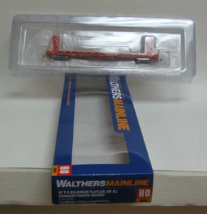 WALTHERS 910-5806 HO Canadian Pacific 60' PS Bulkhead Flatcar (48' IL) #304667 - Picture 1 of 2
