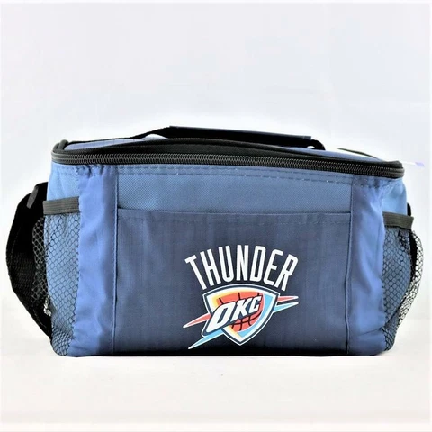Oklahoma City Thunder NBA Kolder 6 Can Pack Insulated Cooler Cover