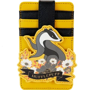 Cartera portatarjetas tatuaje floral Loungefly Harry Potter Hufflepuff House - Imagen 1 de 3