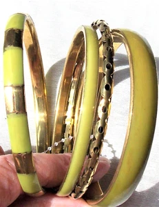 BRACELETS FANTAISIE  METAL  vieilli  AVEC RESINE  VERT DE PRINTEMPS*** - Picture 1 of 4