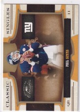 2009 Donruss Classics #20 Phil Simms Classic Singles Gold Excellent