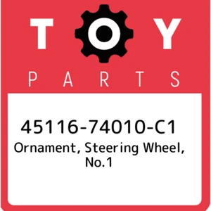 45116-74010-C1 Toyota Ornament, steering wheel, no.1 4511674010C1, New Genuine O - Bild 1 von 1