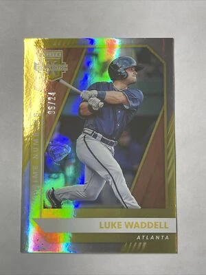 Luke Waddell - 2021 Elite Extra Edition #157 Aspirations Gold Cut /24 - Image 1 of 2