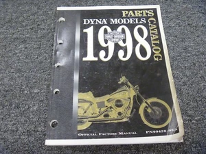 1998 Harley Davidson FXD Super Glide Dyna Convertible Parts Catalog Manual xz - Picture 1 of 1