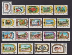 DOMINICA 1969 VIEWS ON A LARGE "D" SET OF(19) MVLH - Picture 1 of 1