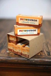 Vintage Pittsburgh Artist Oil Paint Lot of 6 Tubes NOS 1/4 fl oz 1960s U36 - Picture 1 of 6