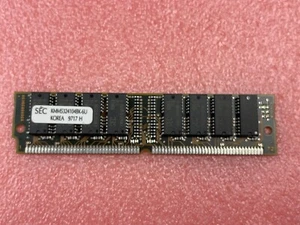 Samsung16MB KMM5324104BK-6U Ps/2 Edo Simm RAM Single Sided 4Mx32 60ns 5V 72-Pin  - Picture 1 of 1