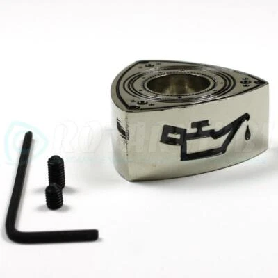 VARILLA DE MEDICIÓN DE ACEITE EN FORMA DE ROTOR - CROMADA RX-8 RX-7 RX-2 R100 RX-3 Motor rotativo Foto 1 de 4