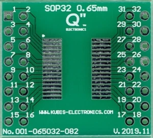 SOIC32, SSOP32, TSSOP32 0.65mm a 2 x IDC2x8 [ES] - Picture 1 of 1