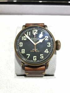 Zenith Men's Brigadier General James B. Thayer Nubuk Leather Watch 24.2434.679 - Picture 1 of 14