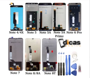 For Xiaomi Redmi Note 4 4X 5 Pro 5A Prime 6 7 8 8A 8T LCD Touch Display Screen - Picture 1 of 1