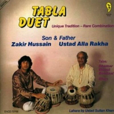 Tabla Duet – Zakir Hussain & Ustad Alla Rekha - Son and Father (CD) USED VGC - Image 1 of 4