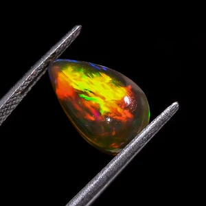 Piedra preciosa cabujón 14X8X4MM natural exclusivo ópalo etíope 02,50 quilates - Imagen 1 de 3